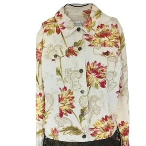 Susan Bristo 100% cotton Floral Print jack…